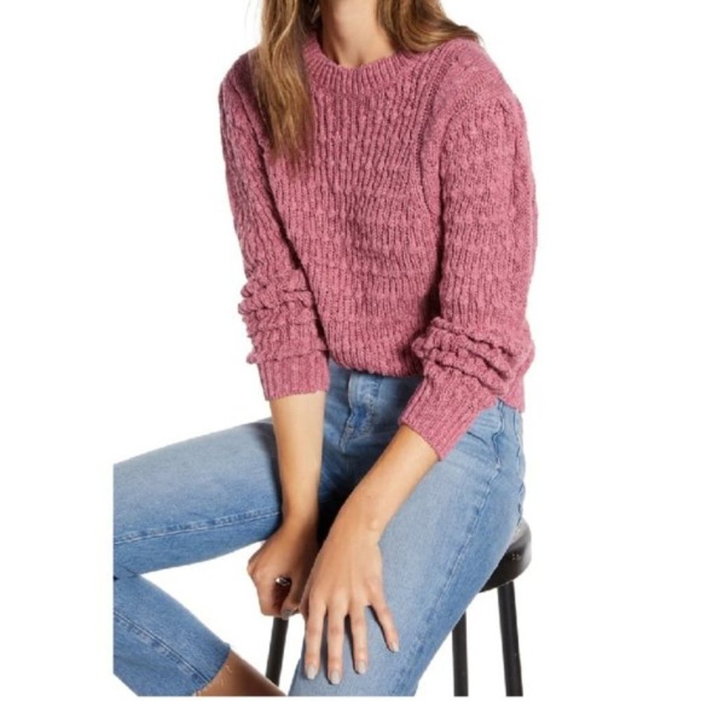 Something Navy Cable Sweater